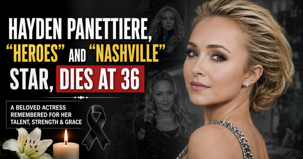 Hayden Panettiere Heroes and Nashville star dies at 36