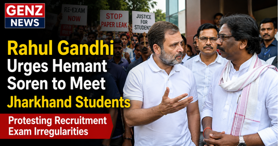 Rahul Gandhi urges Hemant Soren to meet Jharkhand students protesting recruitment exam irregularities