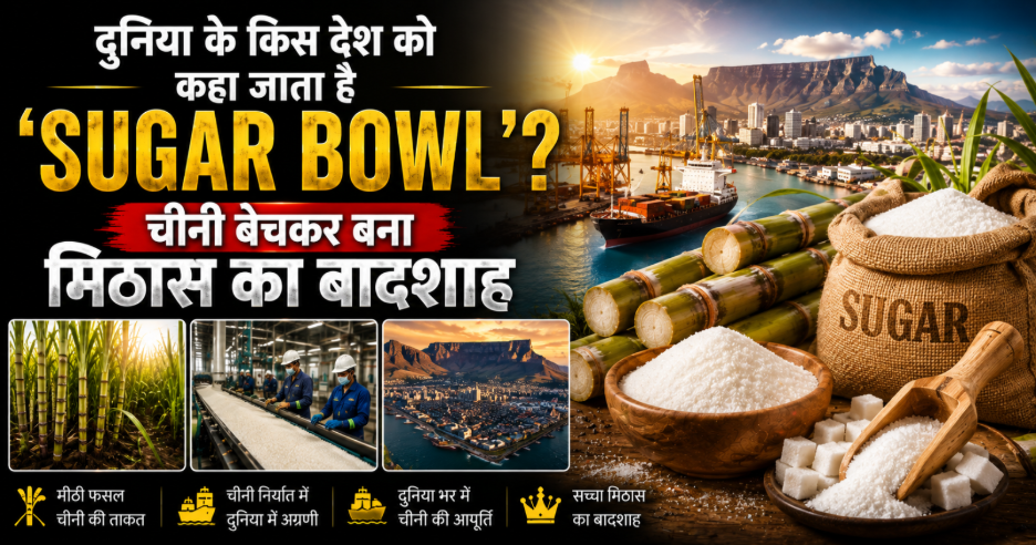 दुनिया के किस देश को Sugar Bowl कहा जाता है, चीनी उत्पादन और निर्यात से जुड़ी जानकारी